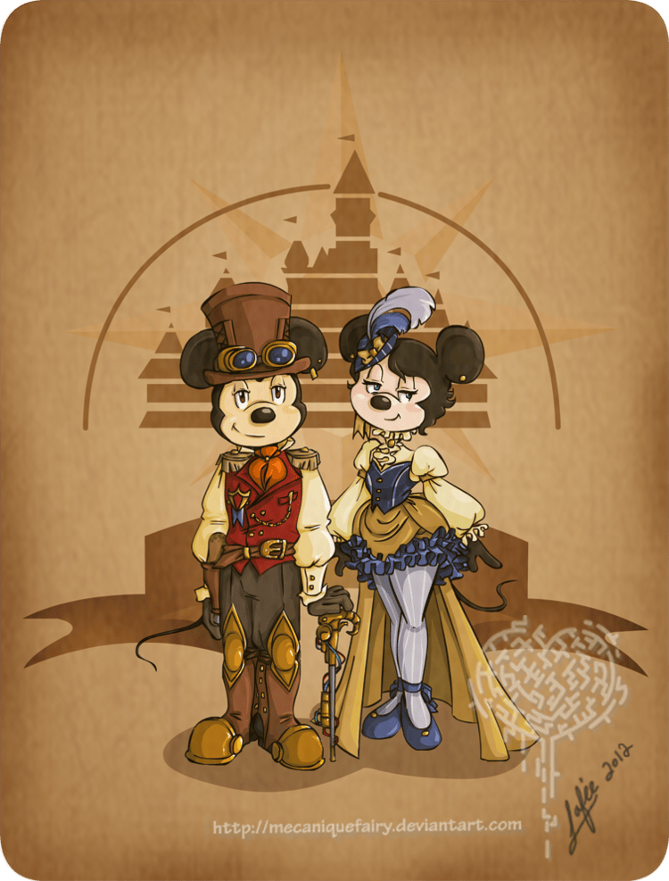 disney_steampunk__mickey_et_minnie_by_mecaniquefairy-d4qti6g