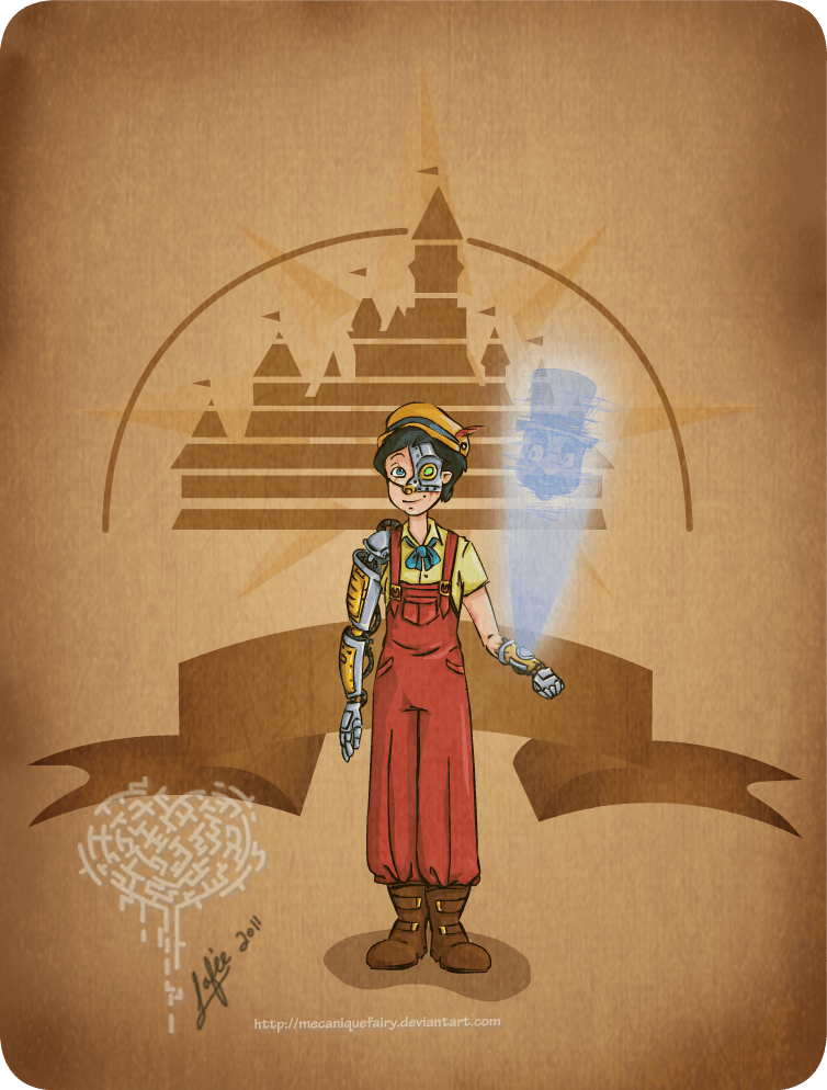 disney_steampunk__pinocchio_by_mecaniquefairy-d4dy1us