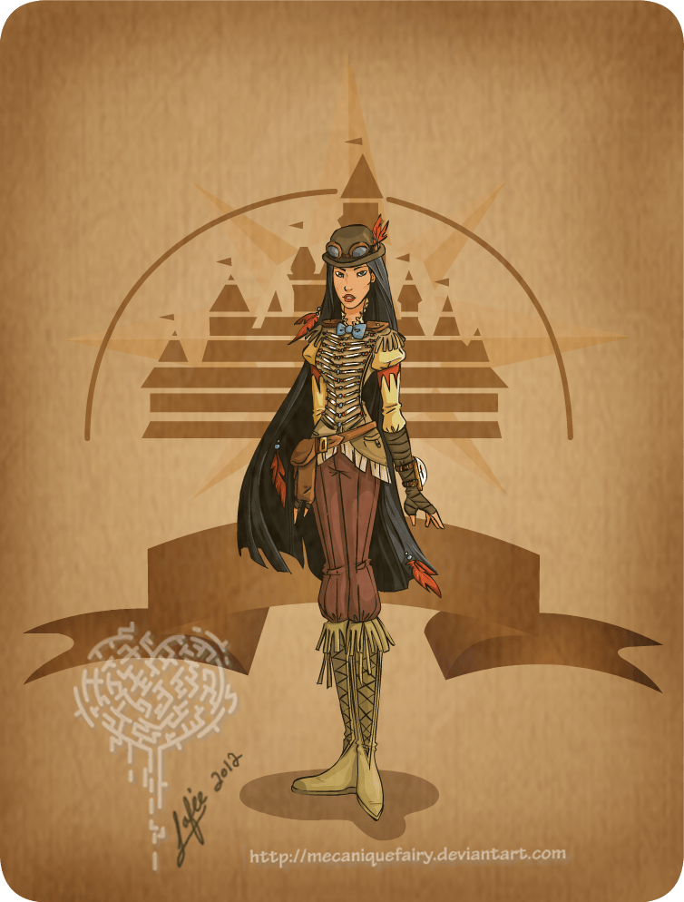 disney_steampunk__pocahontas_by_mecaniquefairy-d4np4l5