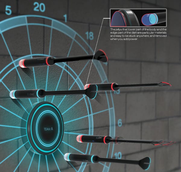 Laser science and the Tron Dartboard design