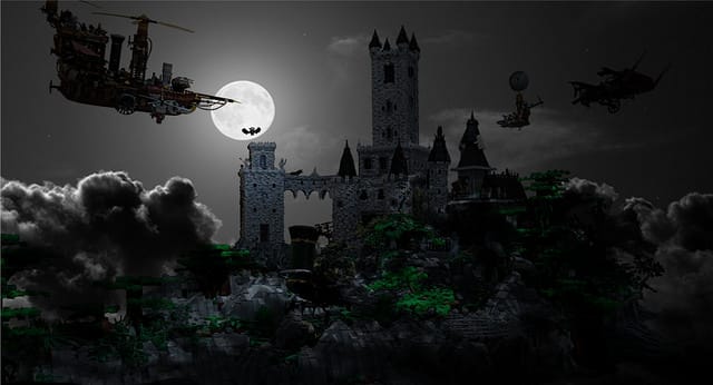 lego vampire castle