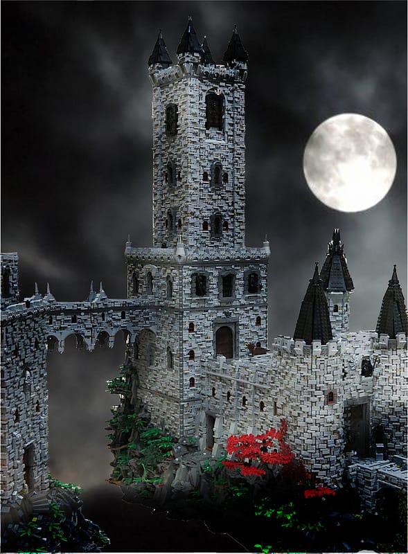 steampunk vampire castle in lego 3