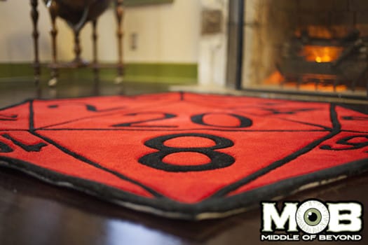 Will this d20 rug bring you lucky dice?