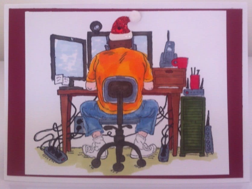 Geek Desk Christmas