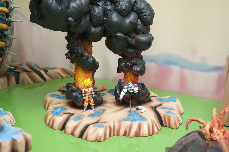 Stunning Dragon Ball Z custom models and diorama