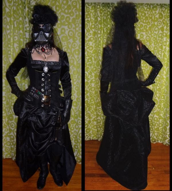 Victorian Darth Vader dress