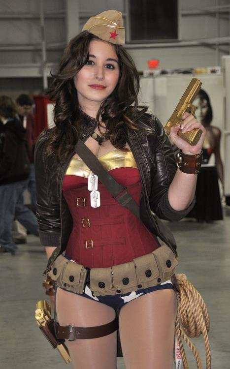 WWII Wonder Woman cosplay