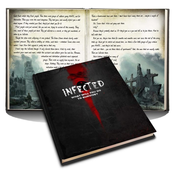 Infected Zombie RPG book sample