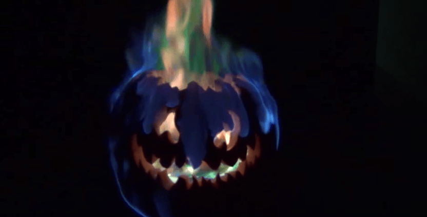 How to make a green fire Jack o'Lantern
