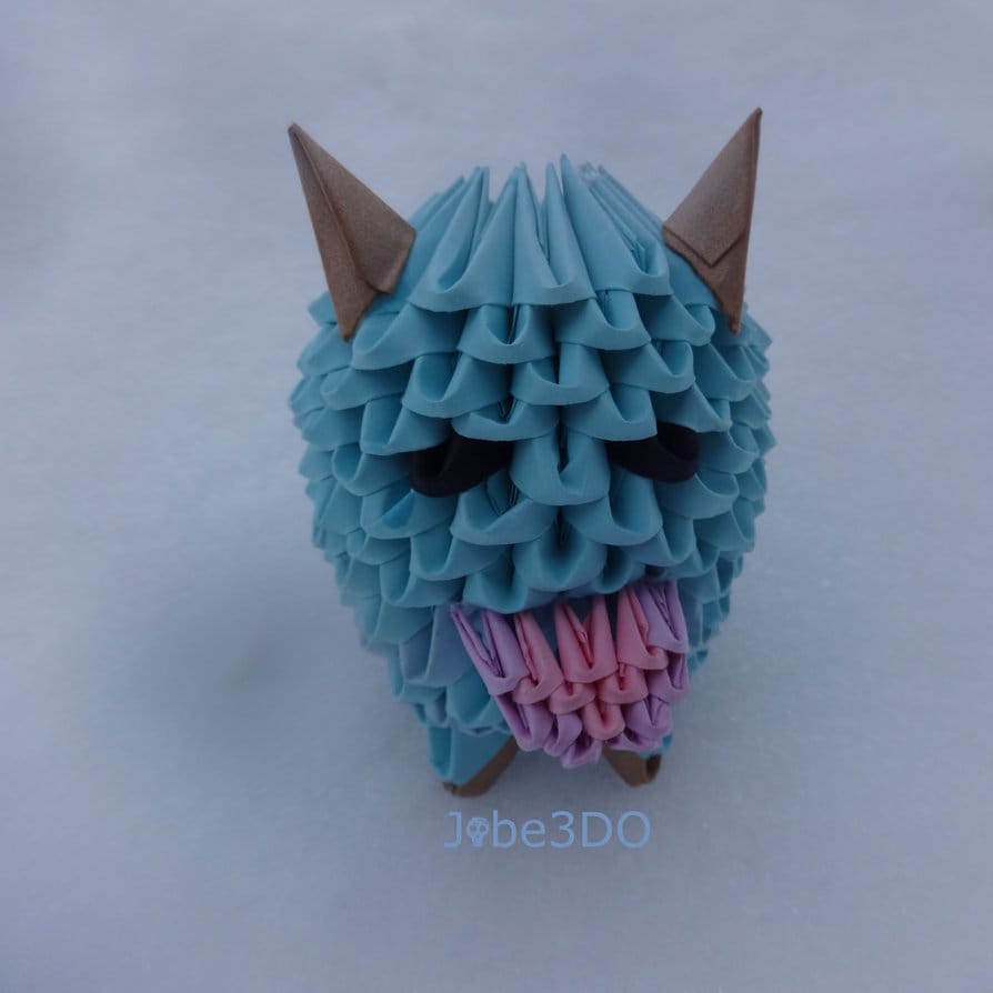 Geek culture 3D origami art