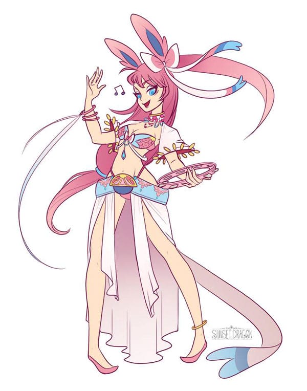 Gijinka The D D Eeveelutions