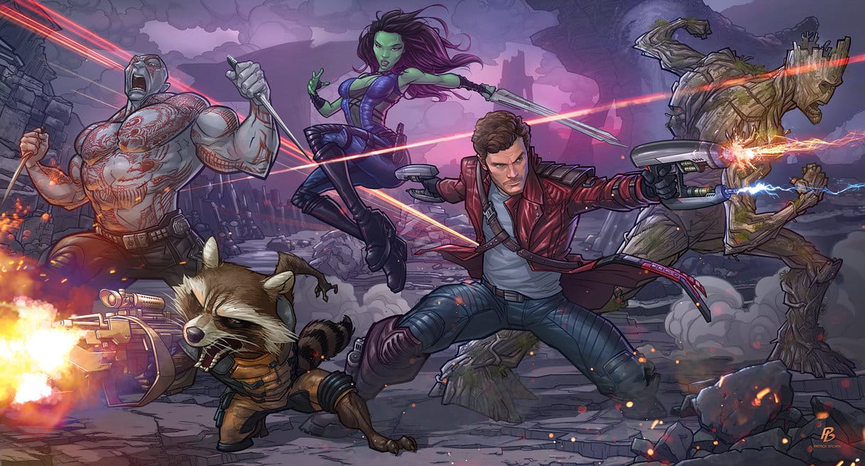 Guardians of the Galaxy by Patrick Brown