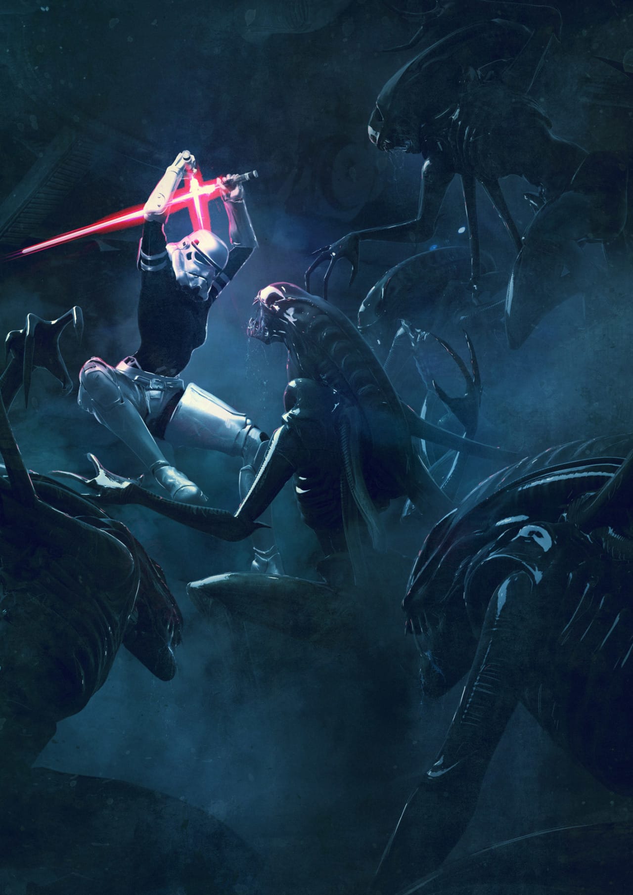 501 Stormtroopers vs Aliens by Guillem H Pongiluppi 4