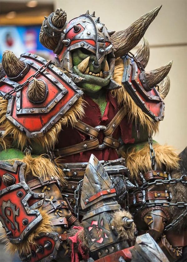 Award winning orc cosplay