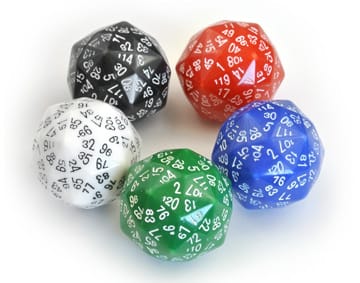 Mathematically this is as many sides dice can have