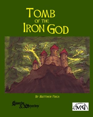 Lightning destroys the Tomb of the Iron God on a perilous cliff