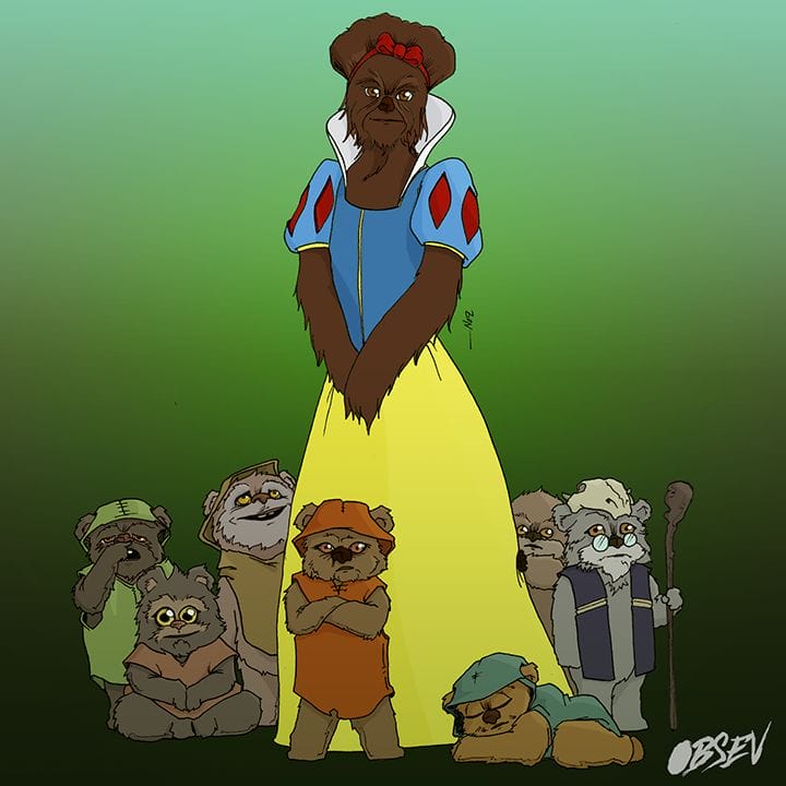 Disney Princess Wookie 4
