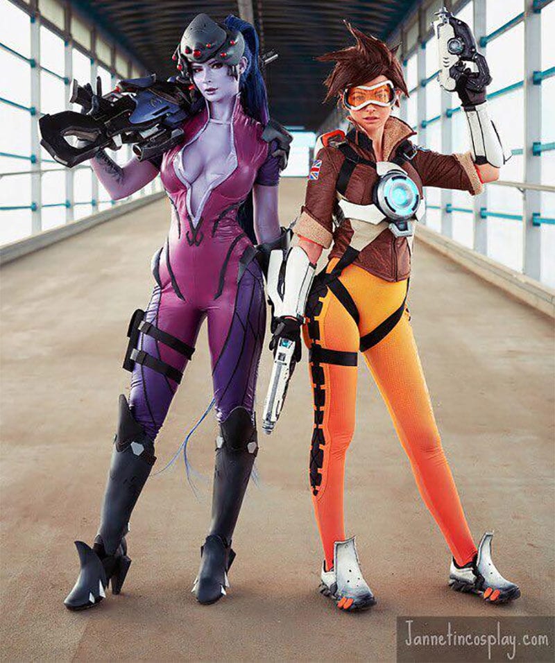 Overwatch  Widowmaker-and-Tracer