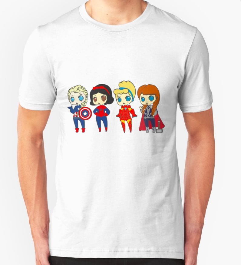 Superhero Princesses t-shirt