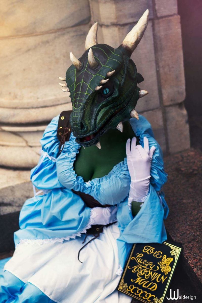 lusty argonian cosplay The maid