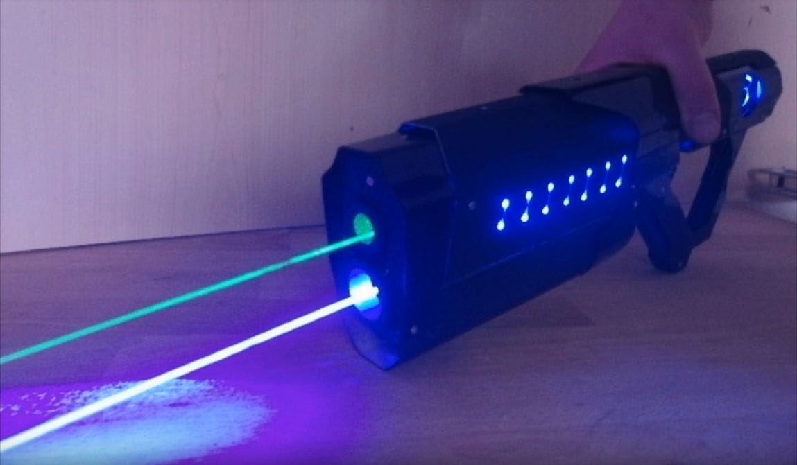 Some of the best hand built lasers and guns you'll ever see