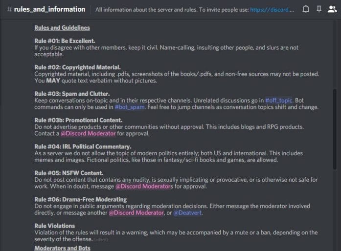 Public Discord Servers tagged with Rpg