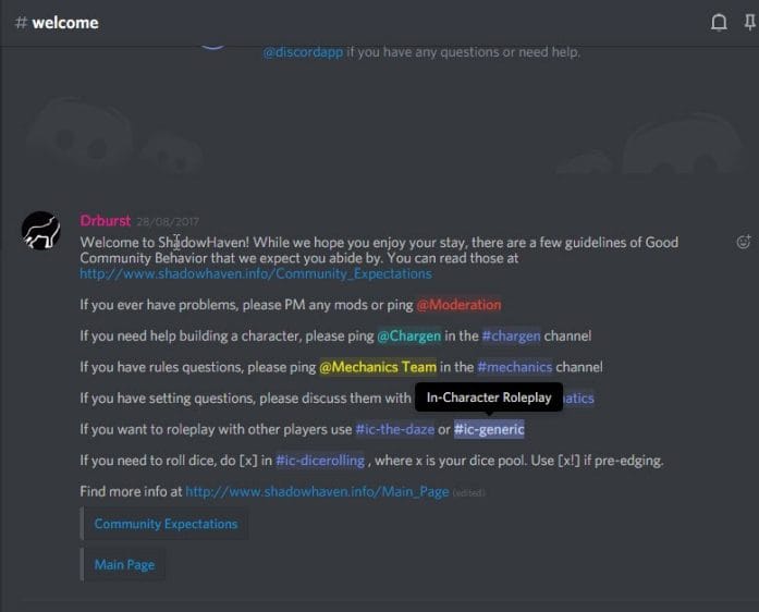 write your discord roleplay