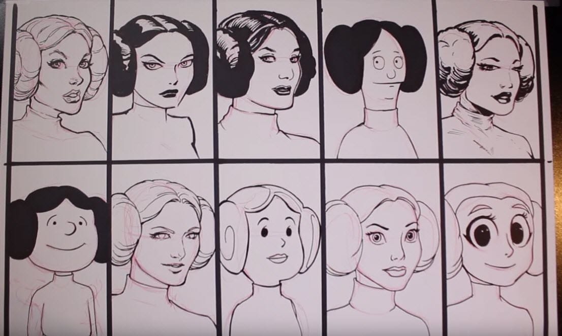 Featured image of post How To Draw Princess Leia Step By Step Kids and beginners alike can now draw a great looking princess leia