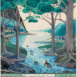 Bilbo comes to the Huts of the Raft-elves - Credit: © The Tolkien Estate Limited 1937