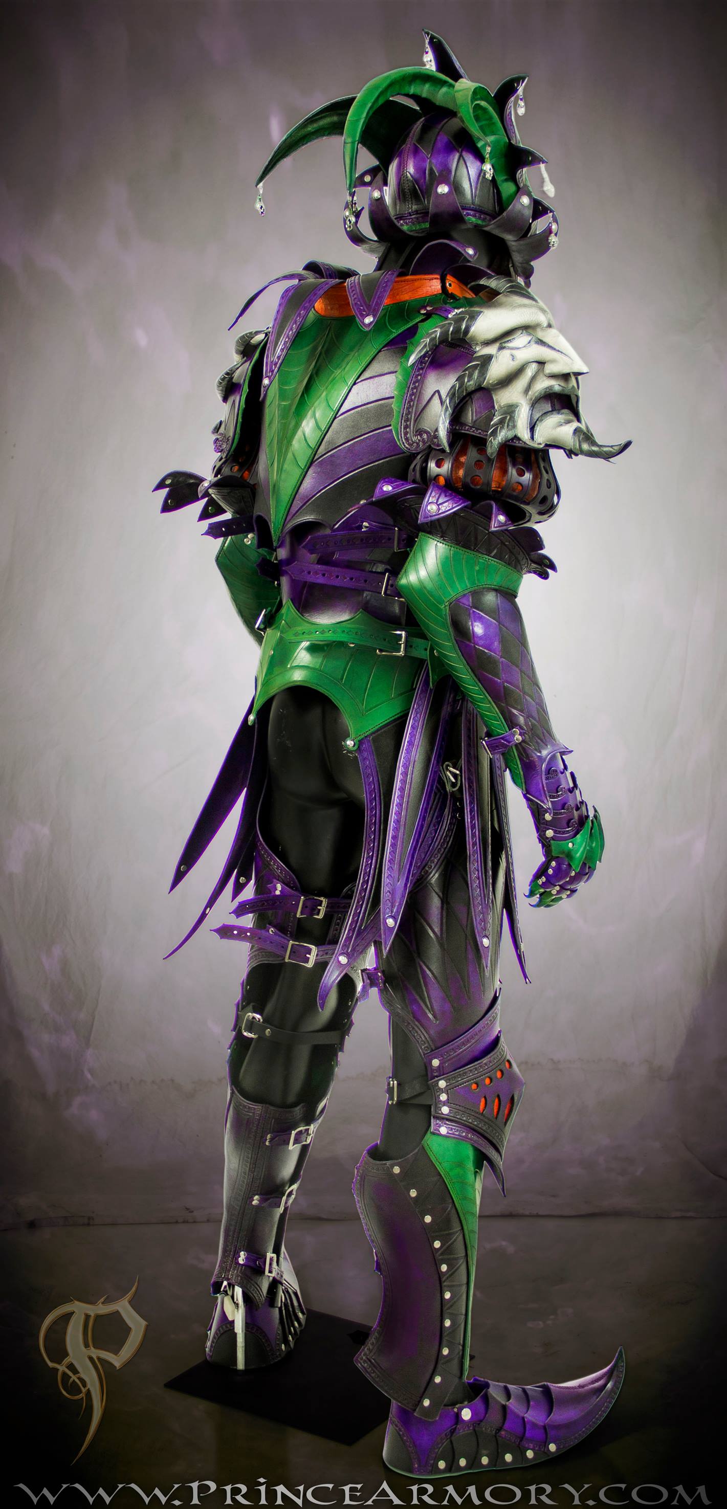 armory jester coringa princearmory batman armadura purple guerreiro pauldrons toad randommization warrior sudden