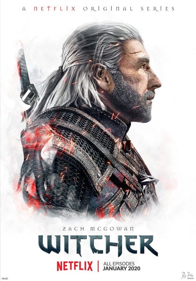 Zach McGowan as The Witcher