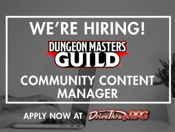 DMs Guild hiring