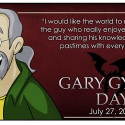 Gary Gygax - the guy who really enjoyed playing games