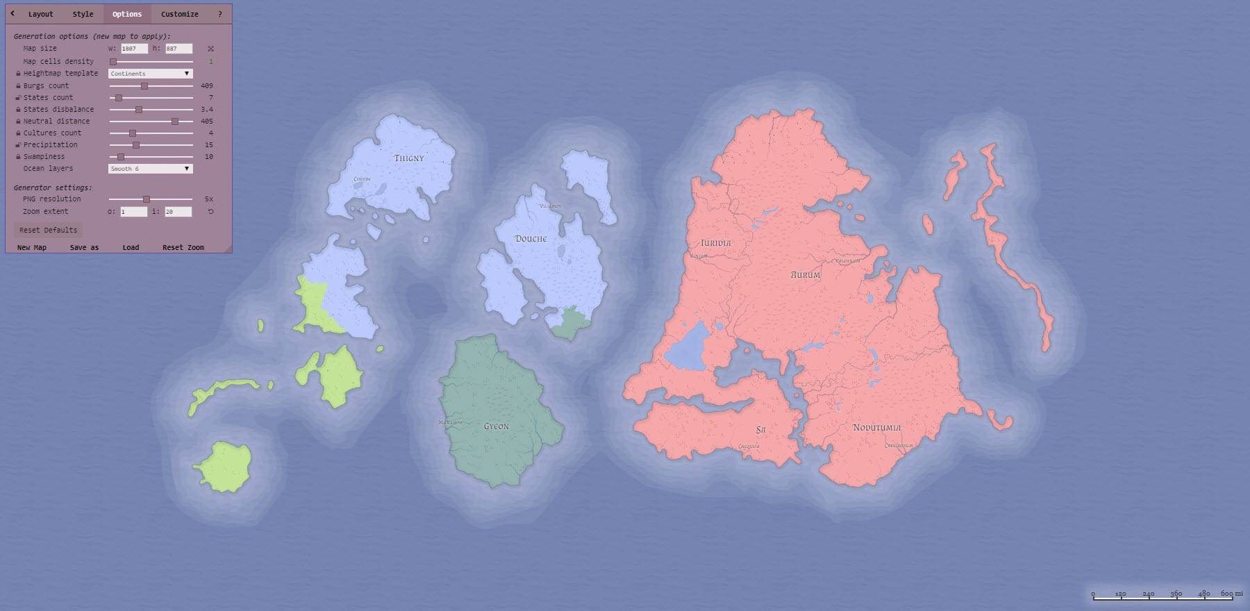fictional world map generator