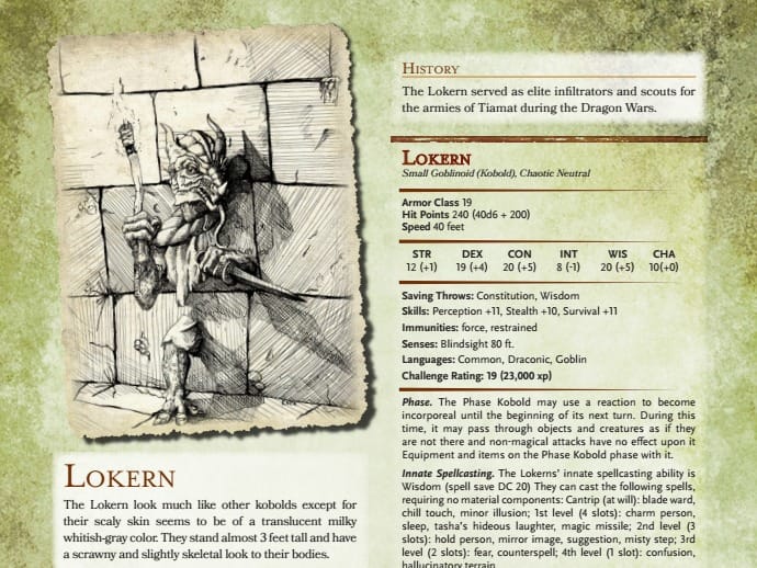 L'gat's Tome of Amazing Creatures