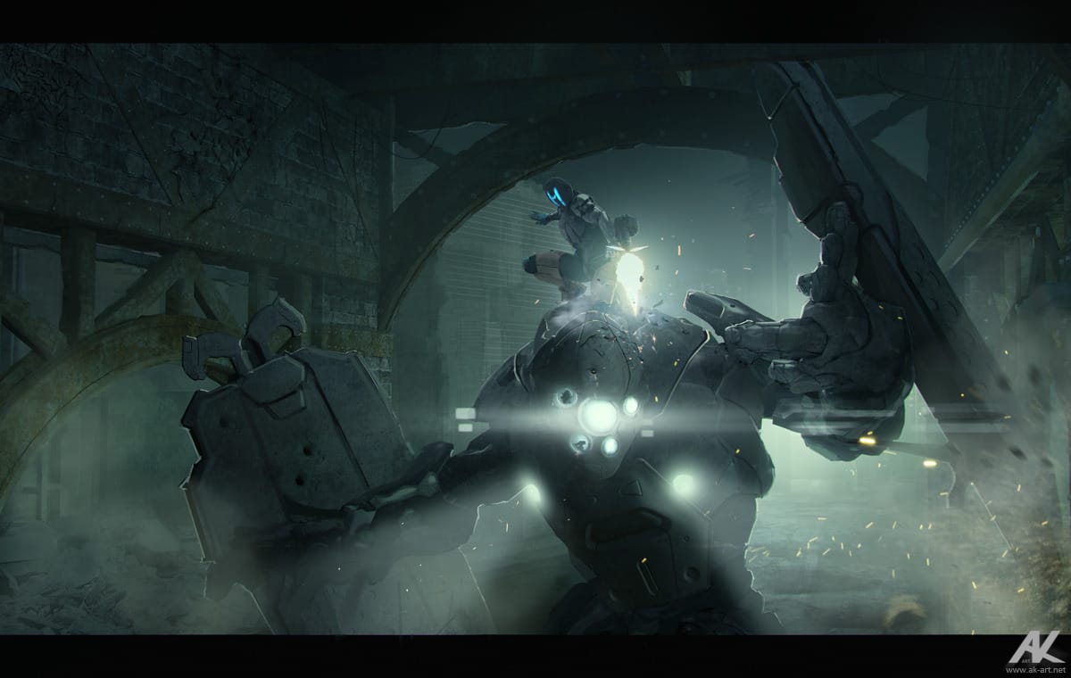 Adam Kuczek Sci-Fi illustration