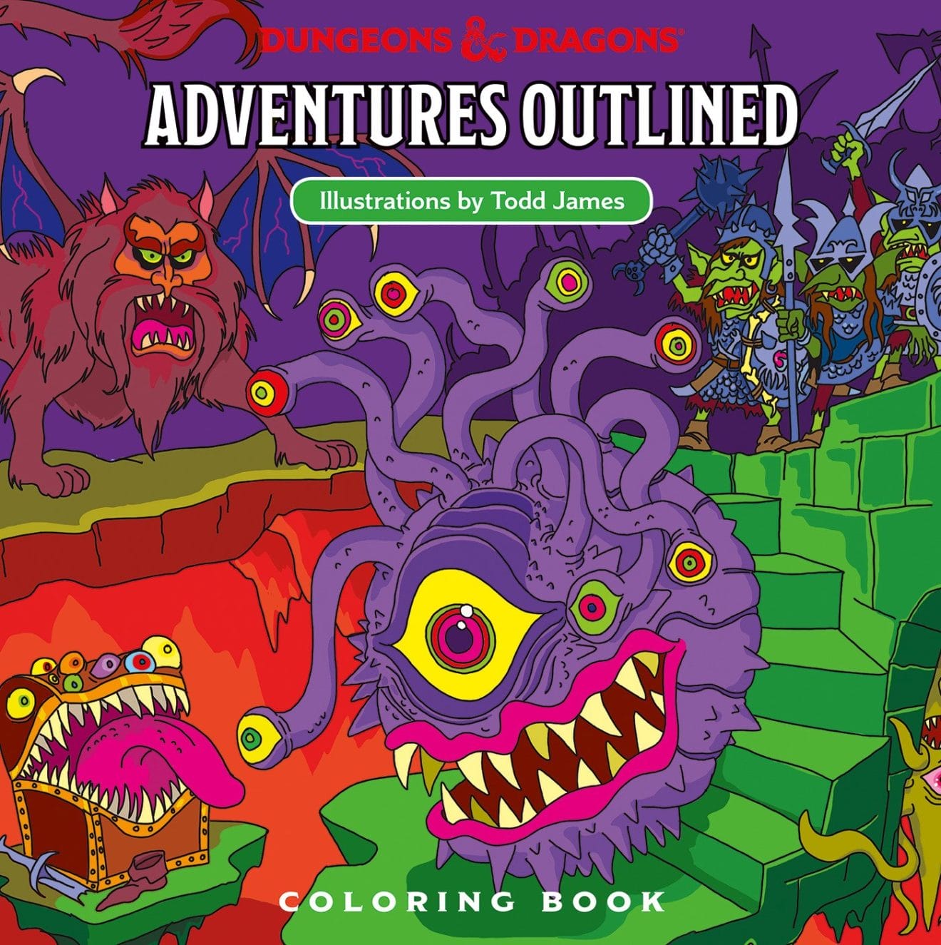 D&D release an official colouring book