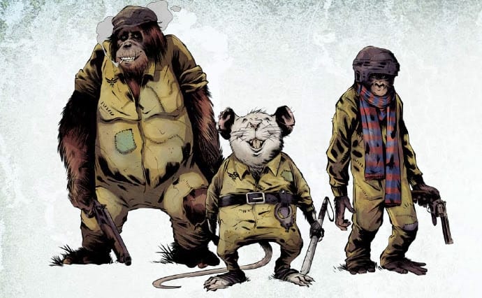 Mutant Year Zero: mutant animals