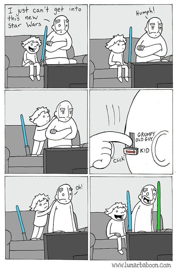 Star Wars comic - adjust