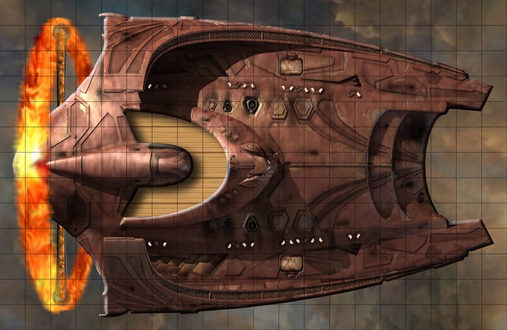 Eberron airship floor plans