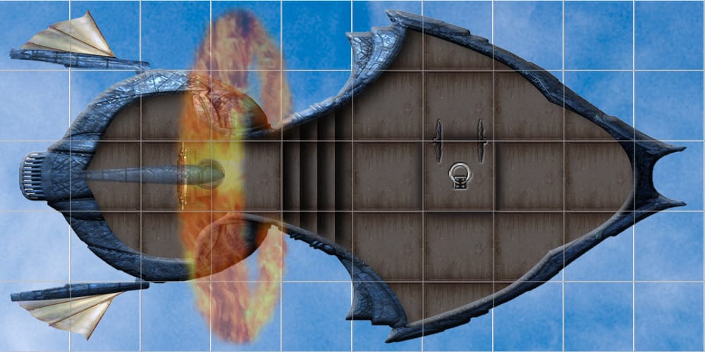 9 flying ship battle maps for your Eberron campaign
