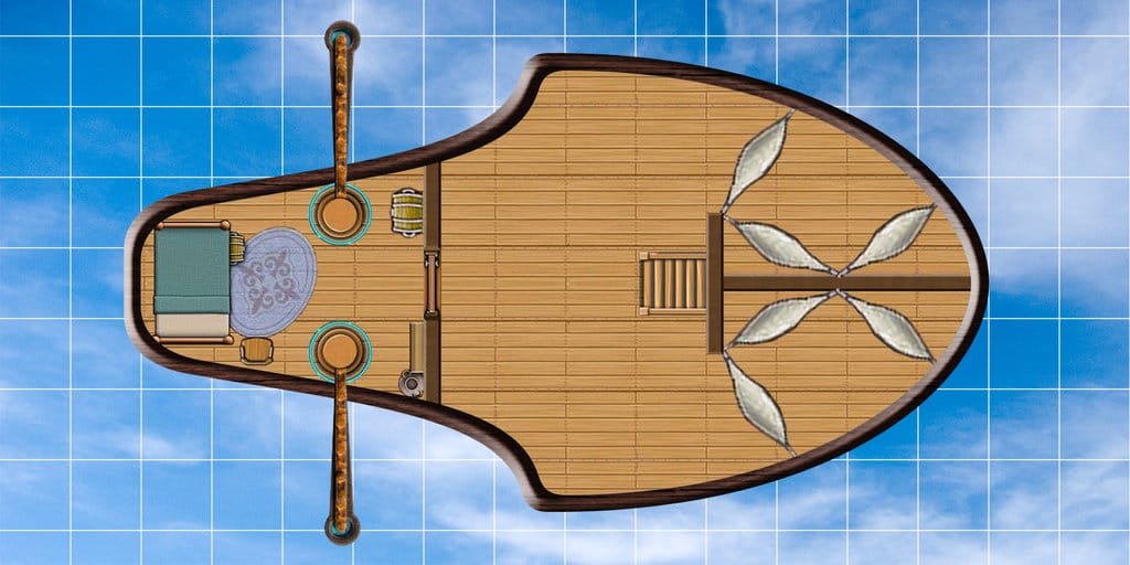 Eberron airship floor plans