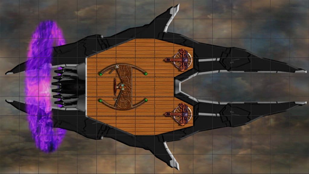 Eberron airship floor plans