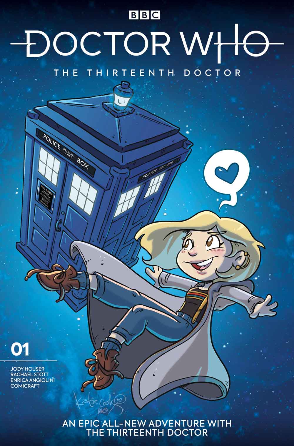 Doctor Who comic cover - Thirteenth Doctor