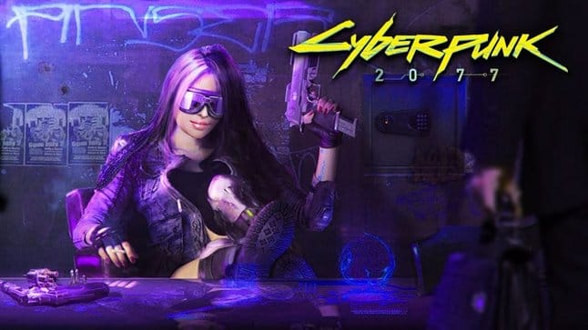 Concept art from Cyberpunk 2077