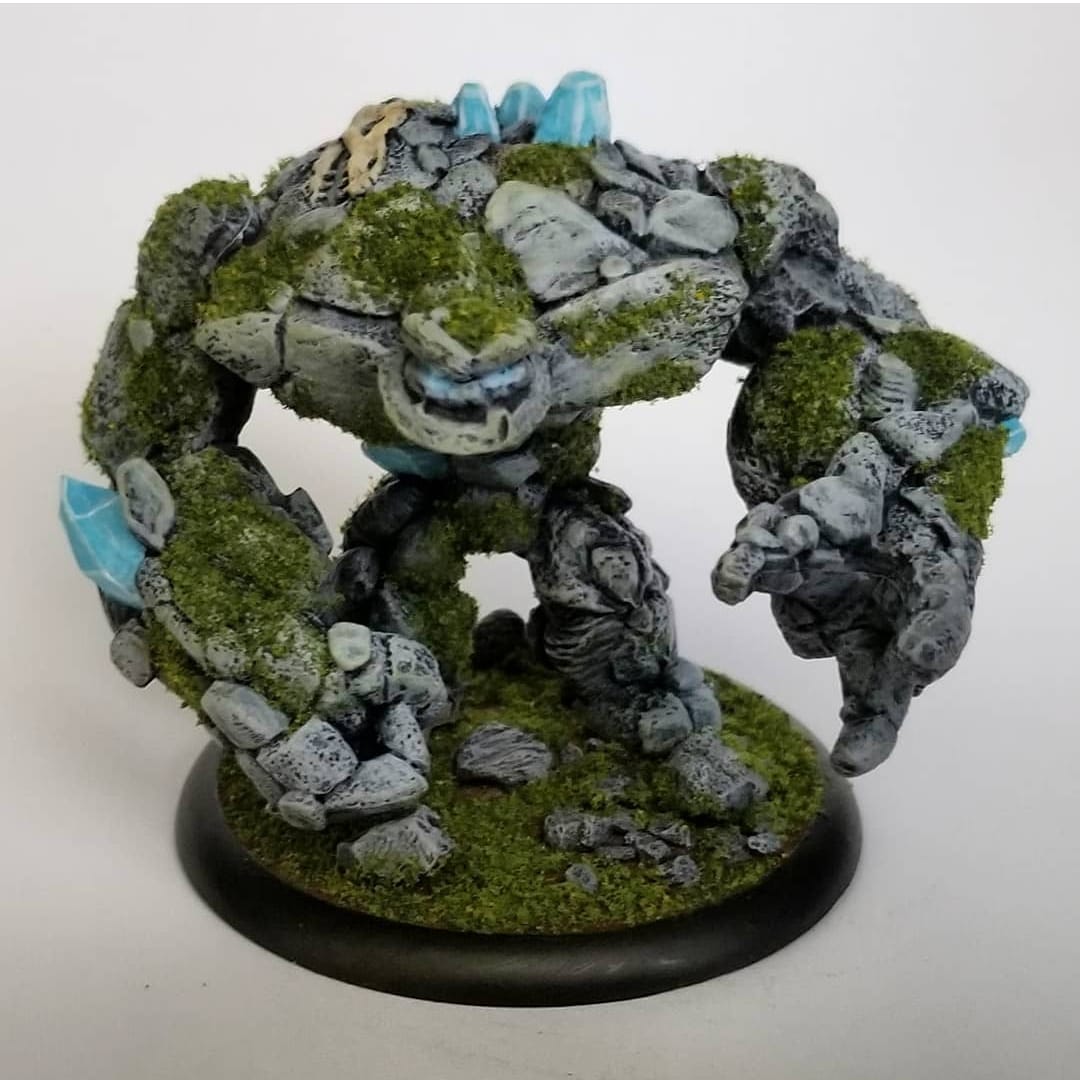 Earth elemental model for Dungeons and Dragons (finished)