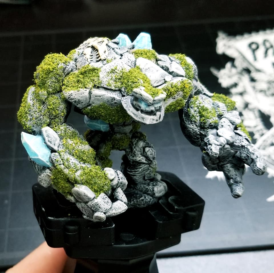 Earth elemental model for Dungeons and Dragons (unfinished)