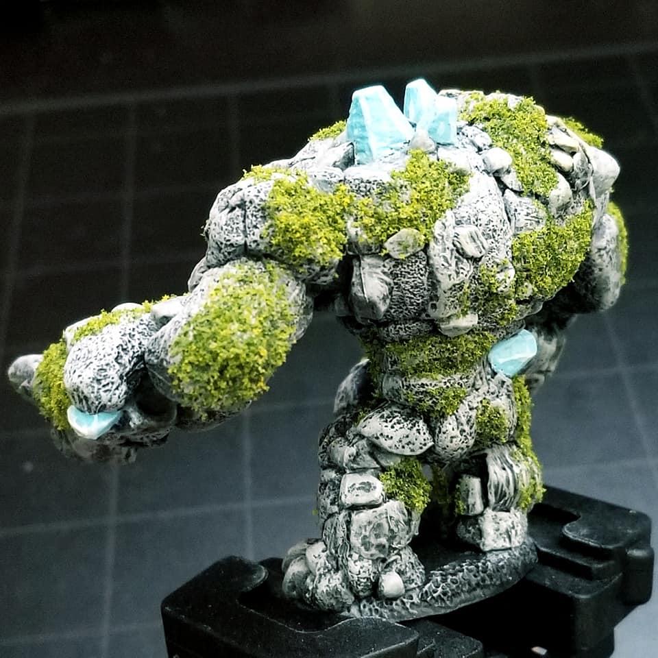Earth elemental model for Dungeons and Dragons (unfinished)