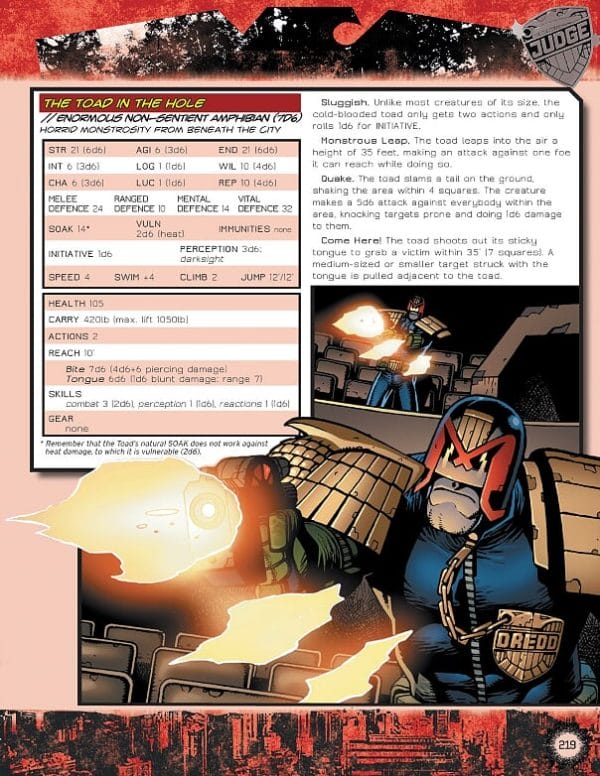 Judge Dredd and The Worlds of 2000AD RPG