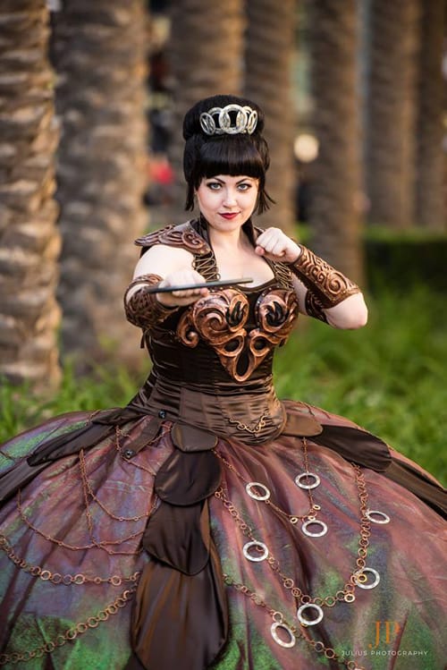 Bernadette Bentley as Xena Warrior Disney Princess